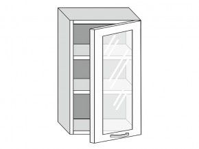 19.50.3 Шкаф настенный (h=913) на 500мм с 1-ой стекл. дверцей в Юрюзани - yuryuzan.mebel74.com | фото