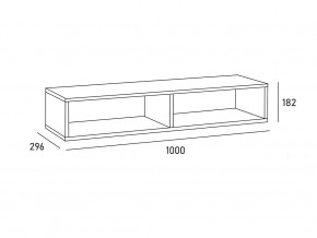 Антресоль MODUL 1000 в Юрюзани - yuryuzan.mebel74.com | фото 2