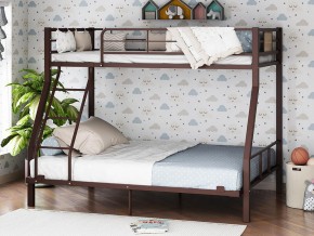 Двухъярусная кровать Гранада-1 140 Коричневый в Юрюзани - yuryuzan.mebel74.com | фото