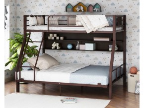 Двухъярусная кровать Гранада-1П 140 коричневый в Юрюзани - yuryuzan.mebel74.com | фото