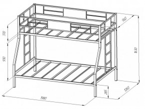 Двухъярусная кровать Гранада слоновая кость в Юрюзани - yuryuzan.mebel74.com | фото 2