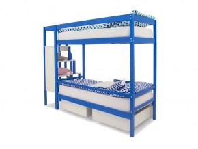 Двухъярусная кровать Svogen с ящиками синий в Юрюзани - yuryuzan.mebel74.com | фото 5