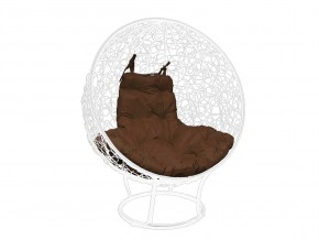 Кокон Круглый на подставке с ротангом коричневая подушка в Юрюзани - yuryuzan.mebel74.com | фото