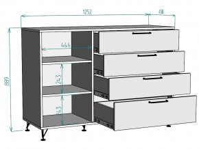 Комод Лофт K69 в Юрюзани - yuryuzan.mebel74.com | фото 3