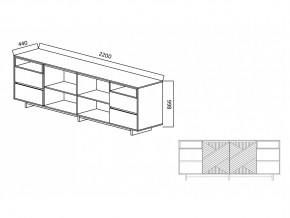 Комодино Moderno-2200 Ф3 в Юрюзани - yuryuzan.mebel74.com | фото 5