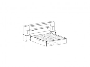 КР 552 кровать с прикроватный блоком в Юрюзани - yuryuzan.mebel74.com | фото