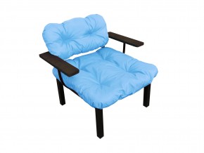 Кресло Дачное голубая подушка в Юрюзани - yuryuzan.mebel74.com | фото