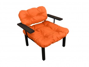 Кресло Дачное оранжевая подушка в Юрюзани - yuryuzan.mebel74.com | фото