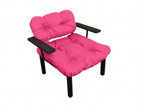 Кресло Дачное розовая подушка в Юрюзани - yuryuzan.mebel74.com | фото