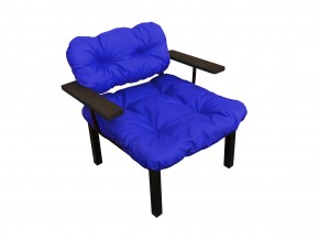 Кресло Дачное синяя подушка в Юрюзани - yuryuzan.mebel74.com | фото