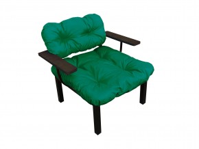 Кресло Дачное зелёная подушка в Юрюзани - yuryuzan.mebel74.com | фото