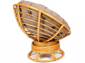 Кресло-качалка Papasan w 23/01 B с подушкой Honey, экошерсть Коричневый в Юрюзани - yuryuzan.mebel74.com | фото 2