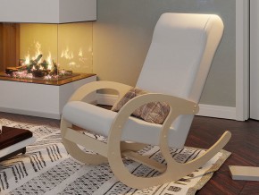 Кресло-качалка ТМК млечный дуб-белый в Юрюзани - yuryuzan.mebel74.com | фото 1