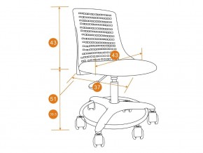 Кресло компьютерное Kiddy бирюзовый в Юрюзани - yuryuzan.mebel74.com | фото 5