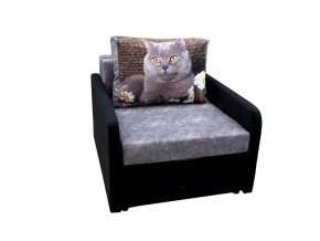Кресло кровать Канзасик с подлокотниками кот с ромашкой в Юрюзани - yuryuzan.mebel74.com | фото