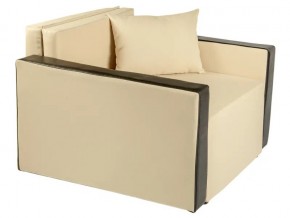 Кресло-кровать Милена с подлокотниками рогожка cream в Юрюзани - yuryuzan.mebel74.com | фото
