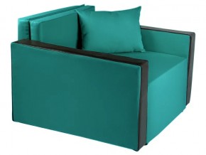 Кресло-кровать Милена с подлокотниками рогожка emerald в Юрюзани - yuryuzan.mebel74.com | фото