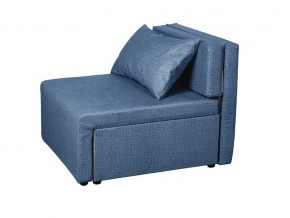 Кресло-кровать Милена велюр синий в Юрюзани - yuryuzan.mebel74.com | фото