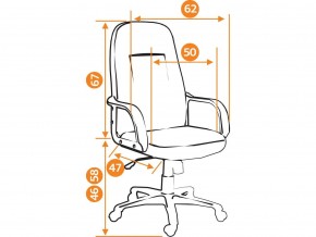 Кресло офисное Leader флок коричневый в Юрюзани - yuryuzan.mebel74.com | фото 2