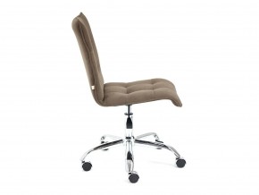 Кресло офисное Zero флок коричневый в Юрюзани - yuryuzan.mebel74.com | фото 3