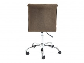 Кресло офисное Zero флок коричневый в Юрюзани - yuryuzan.mebel74.com | фото 4