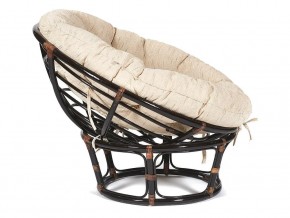 Кресло Papasan 23/01 W с подушкой Antique brown, ткань Старт в Юрюзани - yuryuzan.mebel74.com | фото 3