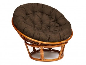 Кресло Papasan 23/01 W с подушкой Cognac, ткань Коричневый в Юрюзани - yuryuzan.mebel74.com | фото