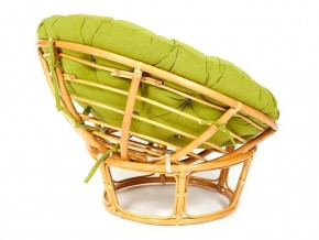 Кресло Papasan 23/01 W с подушкой Honey, флок Олива в Юрюзани - yuryuzan.mebel74.com | фото 2