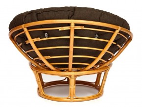 Кресло Papasan 23/01 W с подушкой Honey, ткань Коричневый в Юрюзани - yuryuzan.mebel74.com | фото 3