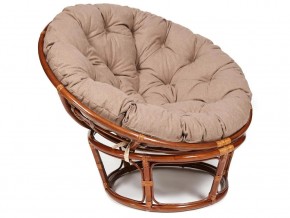 Кресло Papasan 23/01 W с подушкой Pecan, экошерсть Коричневый в Юрюзани - yuryuzan.mebel74.com | фото