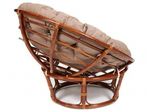 Кресло Papasan 23/01 W с подушкой Pecan, экошерсть Коричневый в Юрюзани - yuryuzan.mebel74.com | фото 2