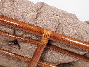 Кресло Papasan 23/01 W с подушкой Pecan, экошерсть Коричневый в Юрюзани - yuryuzan.mebel74.com | фото 3