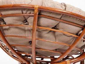 Кресло Papasan 23/01 W с подушкой Pecan, экошерсть Коричневый в Юрюзани - yuryuzan.mebel74.com | фото 4