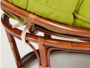 Кресло Papasan 23/01 W с подушкой Pecan, флок Олива в Юрюзани - yuryuzan.mebel74.com | фото 2