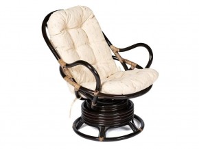 Кресло вращающееся Flores 5005 с подушкой Antique brown в Юрюзани - yuryuzan.mebel74.com | фото