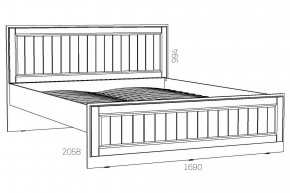 Кровать 1600 Оливия НМ 040.34 Х в Юрюзани - yuryuzan.mebel74.com | фото 2