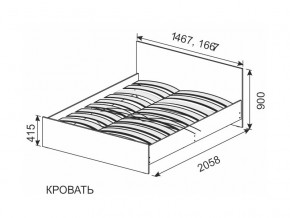 Кровать 1600х2000 ортопедическое основание в Юрюзани - yuryuzan.mebel74.com | фото