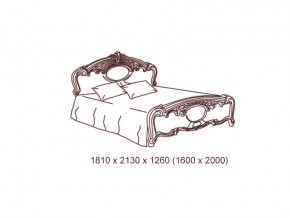 Кровать 2-х спальная 1600*2000 с ортопедом в Юрюзани - yuryuzan.mebel74.com | фото