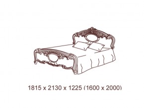 Кровать 2-х спальная 1600*2000 с основанием в Юрюзани - yuryuzan.mebel74.com | фото