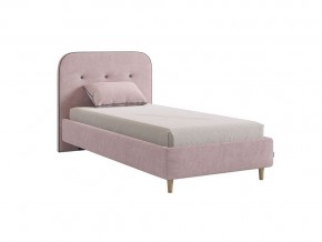 Кровать 900 Лео велюр нежно-розовый в Юрюзани - yuryuzan.mebel74.com | фото