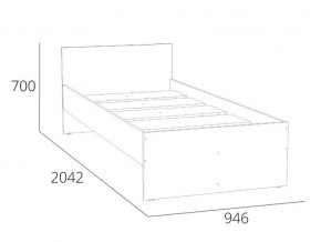 Кровать 900 НМ 011.53-01 Симпл Дуб Сонома в Юрюзани - yuryuzan.mebel74.com | фото 2