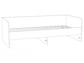 Кровать Банни НМ 041.38 фасад Макарун в Юрюзани - yuryuzan.mebel74.com | фото 2