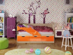 Кровать Дельфин-1 1600 Оранжевый металлик в Юрюзани - yuryuzan.mebel74.com | фото