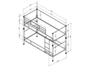 Кровать Дельта Лофт 20.02.02 Белый в Юрюзани - yuryuzan.mebel74.com | фото 2