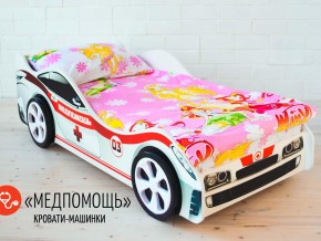 Кровать детская машина Медпомощь в Юрюзани - yuryuzan.mebel74.com | фото 2