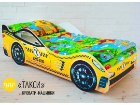 Кровать детская машина Такси в Юрюзани - yuryuzan.mebel74.com | фото