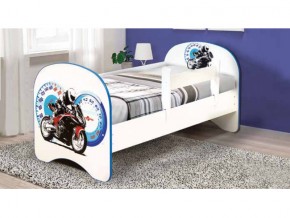 Кровать детская с фотопечатью без ящика Мотоцикл 800*1600 в Юрюзани - yuryuzan.mebel74.com | фото
