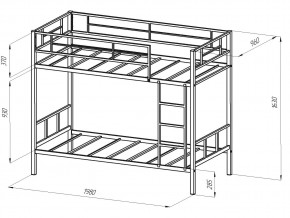 Кровать двухъярусная Севилья 2КВ в Юрюзани - yuryuzan.mebel74.com | фото 2