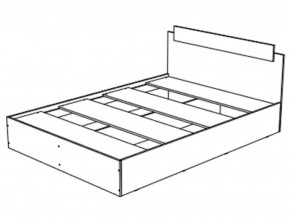 Кровать Эко 1200 венге-лоредо в Юрюзани - yuryuzan.mebel74.com | фото 2