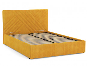 Кровать Гамма 1600 с основанием велюр тенерифе куркума в Юрюзани - yuryuzan.mebel74.com | фото 2